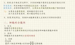 高中生物必修一知识点 高中生物必修一知识点
